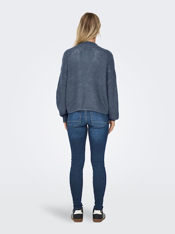 ONLY Gebreid vest 'ONLCAROL' in Blauw