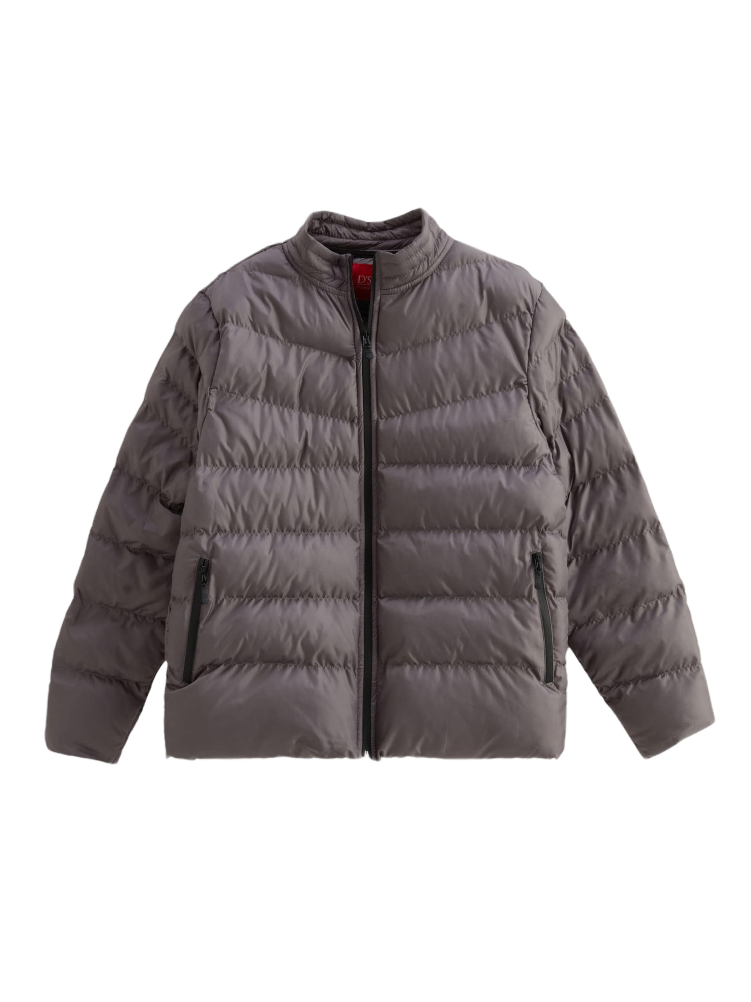 D’S Damat Jacke in Grau: Vorderseite