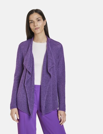 GERRY WEBER Knit cardigan in Purple