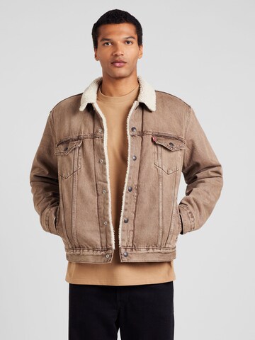 LEVI'S ® Between-Season Jacket 'TYPE 3' in Brown: front