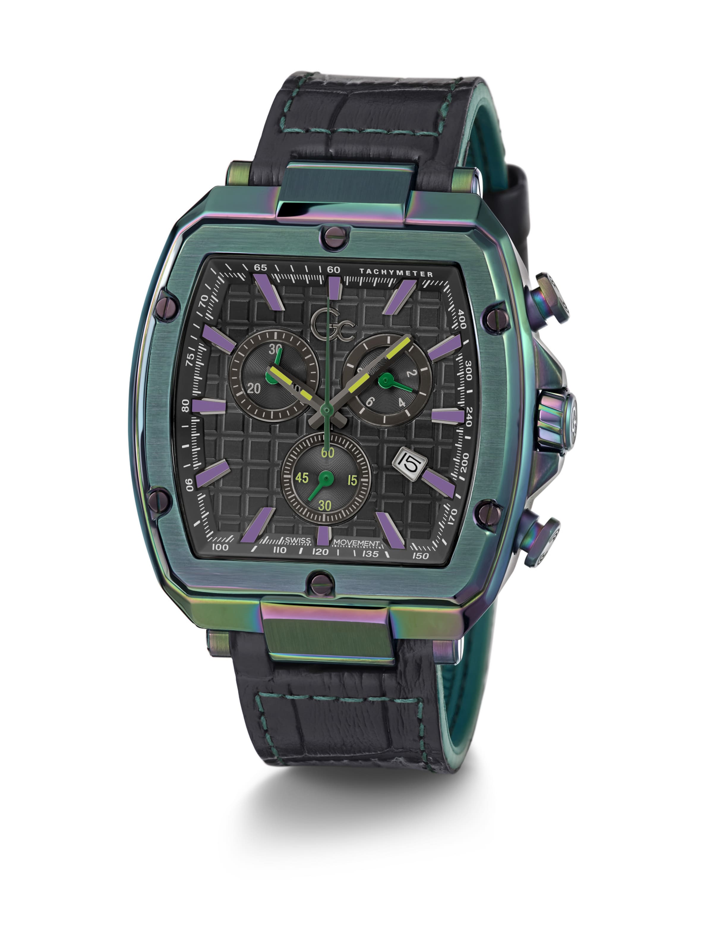 Gc Analogt ur ' Gc Spirit Tonneau ' i sort