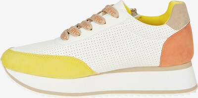 Rock Your Curves by Angelina K. Sneaker in limone / koralle / weiß, Produktansicht