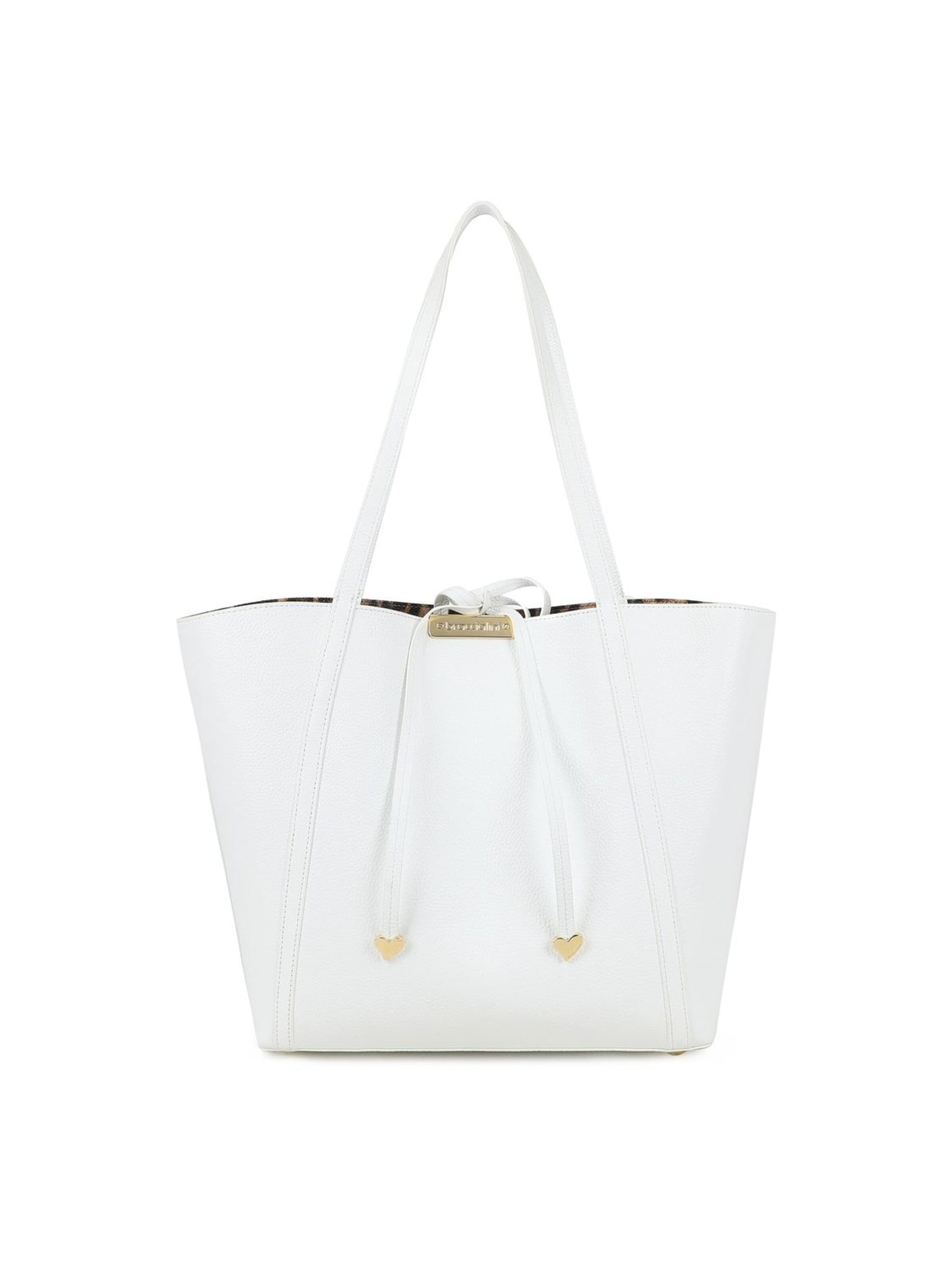 Braccialini - Shopper 'Double' en blanco: frente