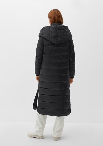 s.Oliver BLACK LABEL Wintermantel in Zwart