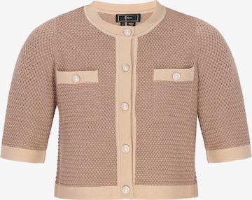 faina Strickjacke in Beige: Vorderseite