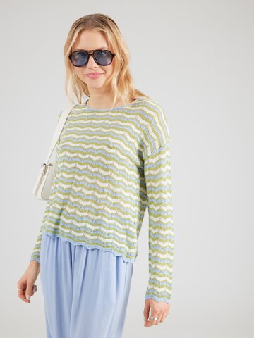 MORE & MORE Pullover 'Ajour' in Weiß: Vorderseite