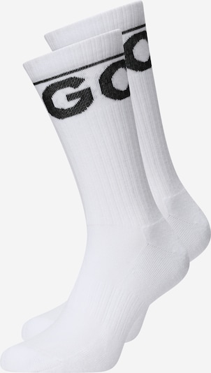 HUGO Red Chaussettes 'ICONIC' en noir / blanc, Vue avec produit