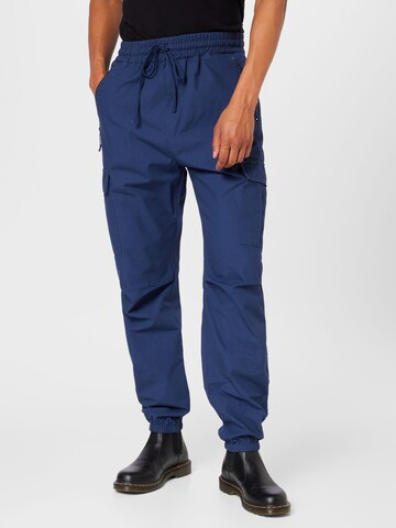 Carhartt WIP Regular Cargobroek in Blauw: voorkant