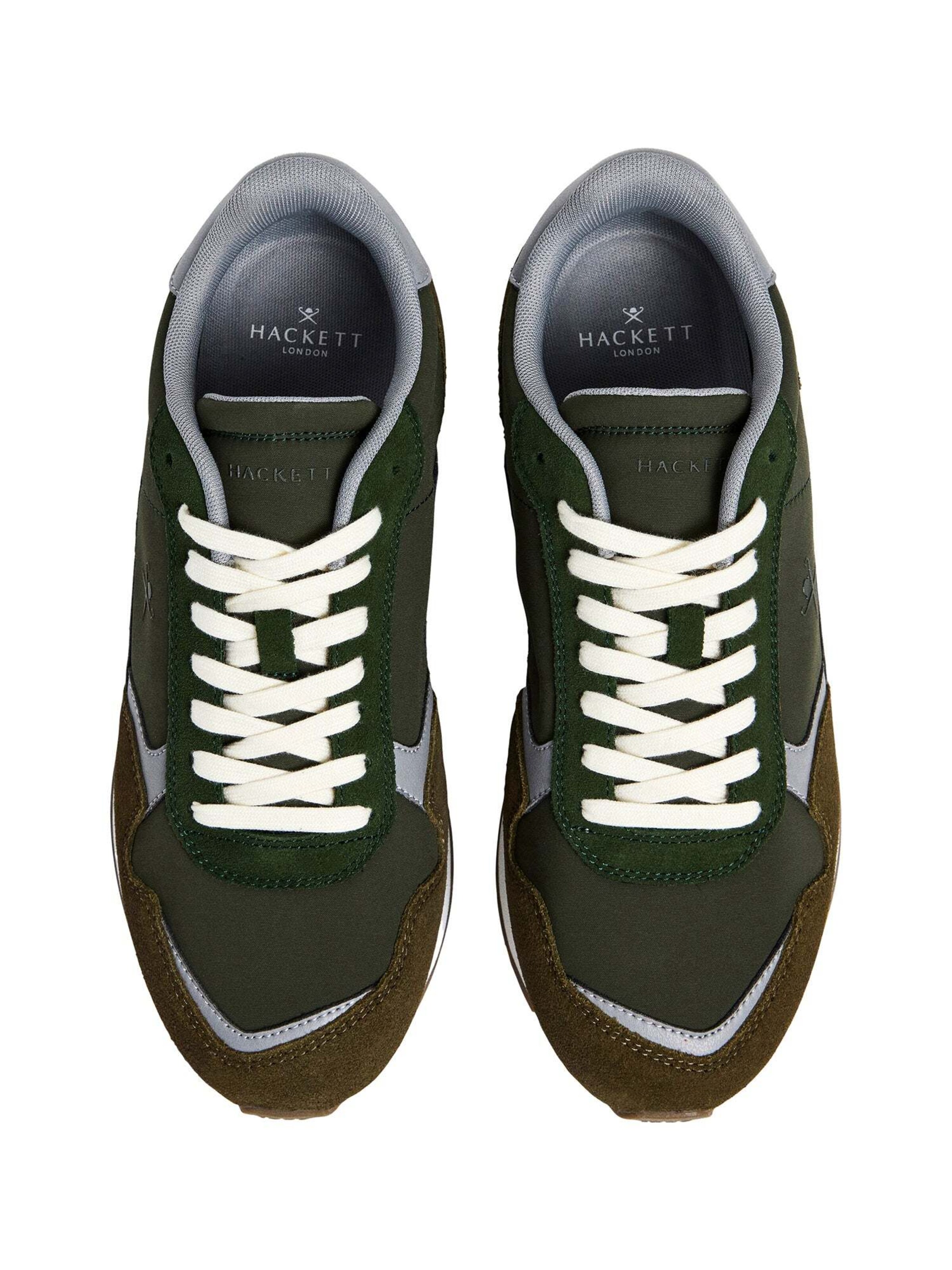 Scarpa stringata 'Vector Device' di Hackett London in verde