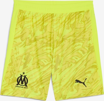 Pantalon de sport 'Olympique de Marseille 25/26' PUMA en jaune : devant