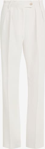 TOMMY HILFIGER Loose fit Pleated Pants in Beige: front