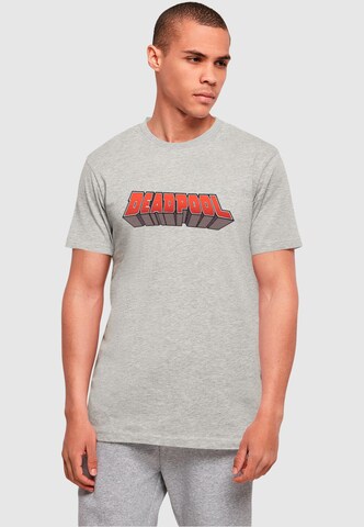 ABSOLUTE CULT T-Shirt 'Deadpool' in Grau: predná strana