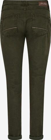 MOS MOSH Slimfit Broek in Groen