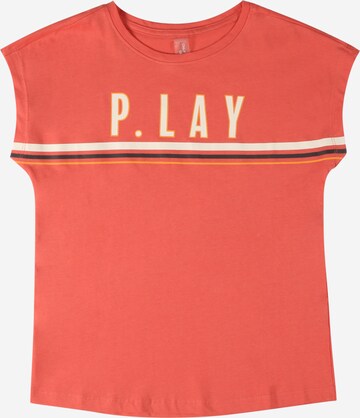 Only Play Girls قميص عملي 'EVAN' بـ أحمر: الأمام