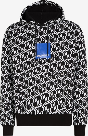 KARL LAGERFELD JEANS Μπλούζα φούτερ σε μπλε / μαύρο / λευκό, Άποψη προϊόντος