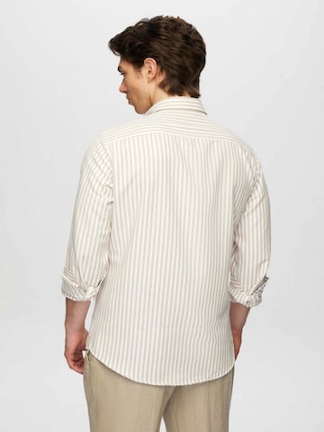 D’S Damat Regular fit Overhemd in Beige
