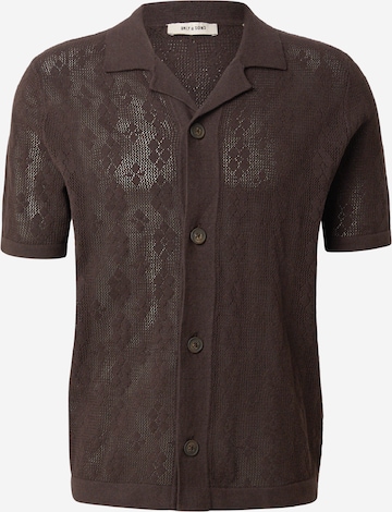 Only & Sons - Cárdigan 'ONSKEN' en marrón: frente