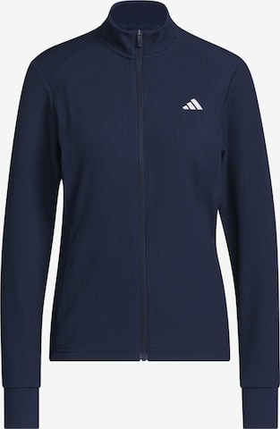Giacca per l'allenamento di ADIDAS GOLF in blu: frontale