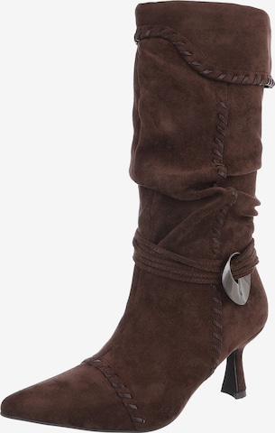 Ital-Design Stiefel in Braun: Vorderseite