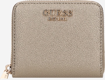 GUESS Kukkaro 'LAUREL II SLG SMALL ZIP AROUND' värissä kulta: etupuoli