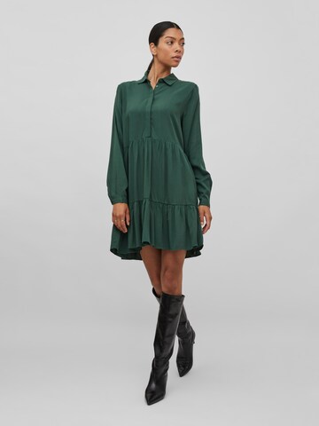 VILA - Vestido camisero 'Morose' en verde: frente