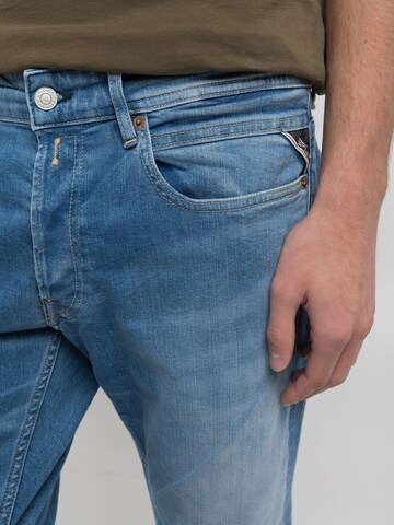 REPLAY Regular Jeans in Blau