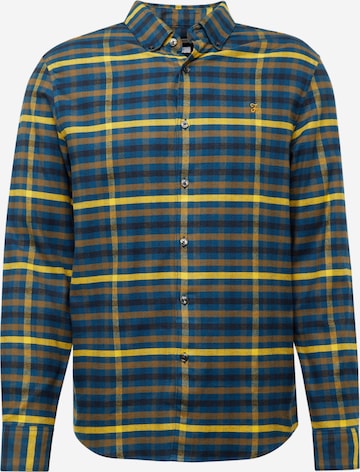 FARAH Regular fit Button Up Shirt in Blue: front