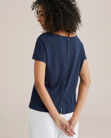 WE Fashion Bluse in Blau