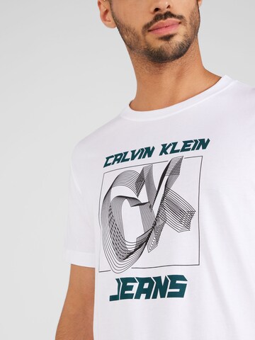 Tricou de la Calvin Klein Jeans pe alb