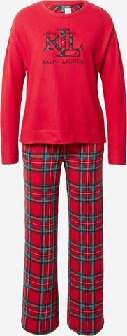 Lauren Ralph Lauren Pyjama in Rood: voorkant