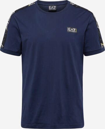 EA7 Emporio Armani Shirt in Blauw: voorkant