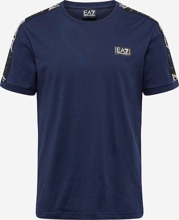 EA7 Emporio Armani Shirt in Blue: front