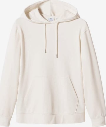 MANGO MAN Sweatshirt 'bone' in Beige: voorkant