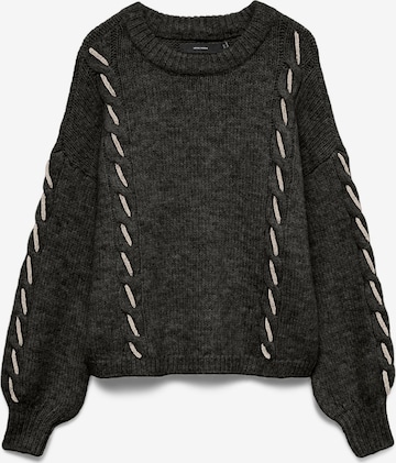 Pull-over 'VMILINA' VERO MODA en vert : devant