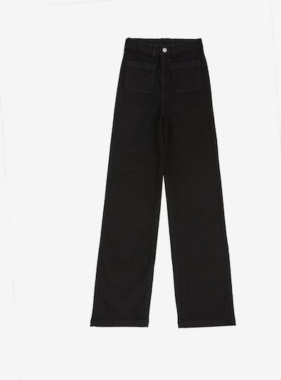 Dr. Denim Jeans 'Moxy High Straight Patch Pocket' in 25/32 in black denim, Produktansicht