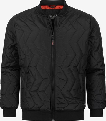 INDICODE JEANS Between-Season Jacket 'Gatlin' in Black: front