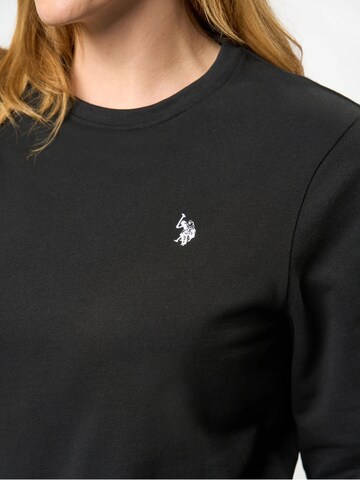 U.S. POLO ASSN. Sweatshirt 'Adele' in Zwart