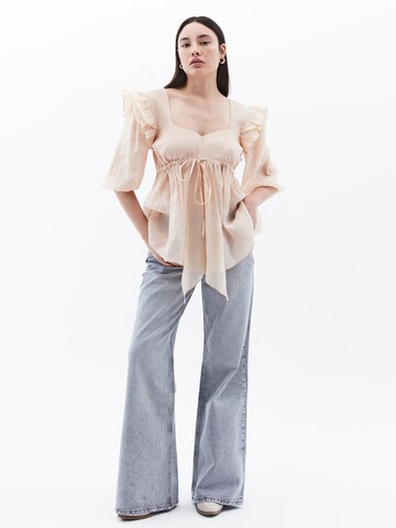 OXXO Wide leg Jeans in Grijs