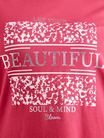 ONLY Carmakoma T-Shirt 'CARBonnie' in Pink