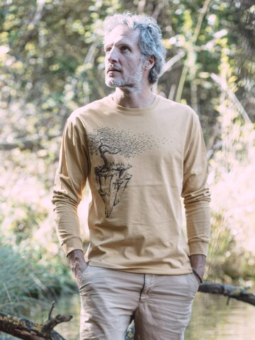 Life-Tree Shirt 'Maple Island'‌‌‌‌‌‌‌‌‌ in Gelb
