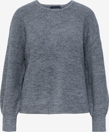 PIECES Sweater 'CELIC' in Grey: front