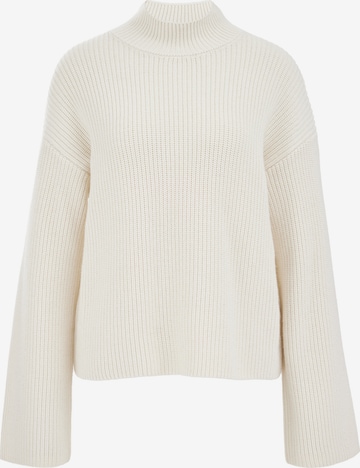 Pulover de la WE Studio pe bej: față