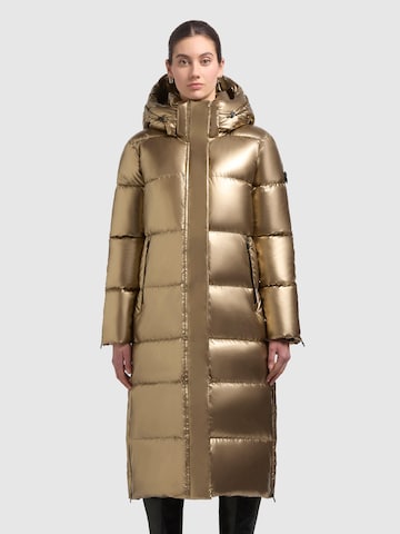 Manteau d’hiver 'Hedd2' khujo en or : devant