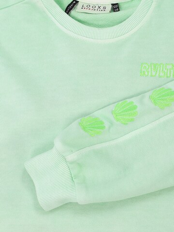 Sweat-shirt Looxs Revolution en vert