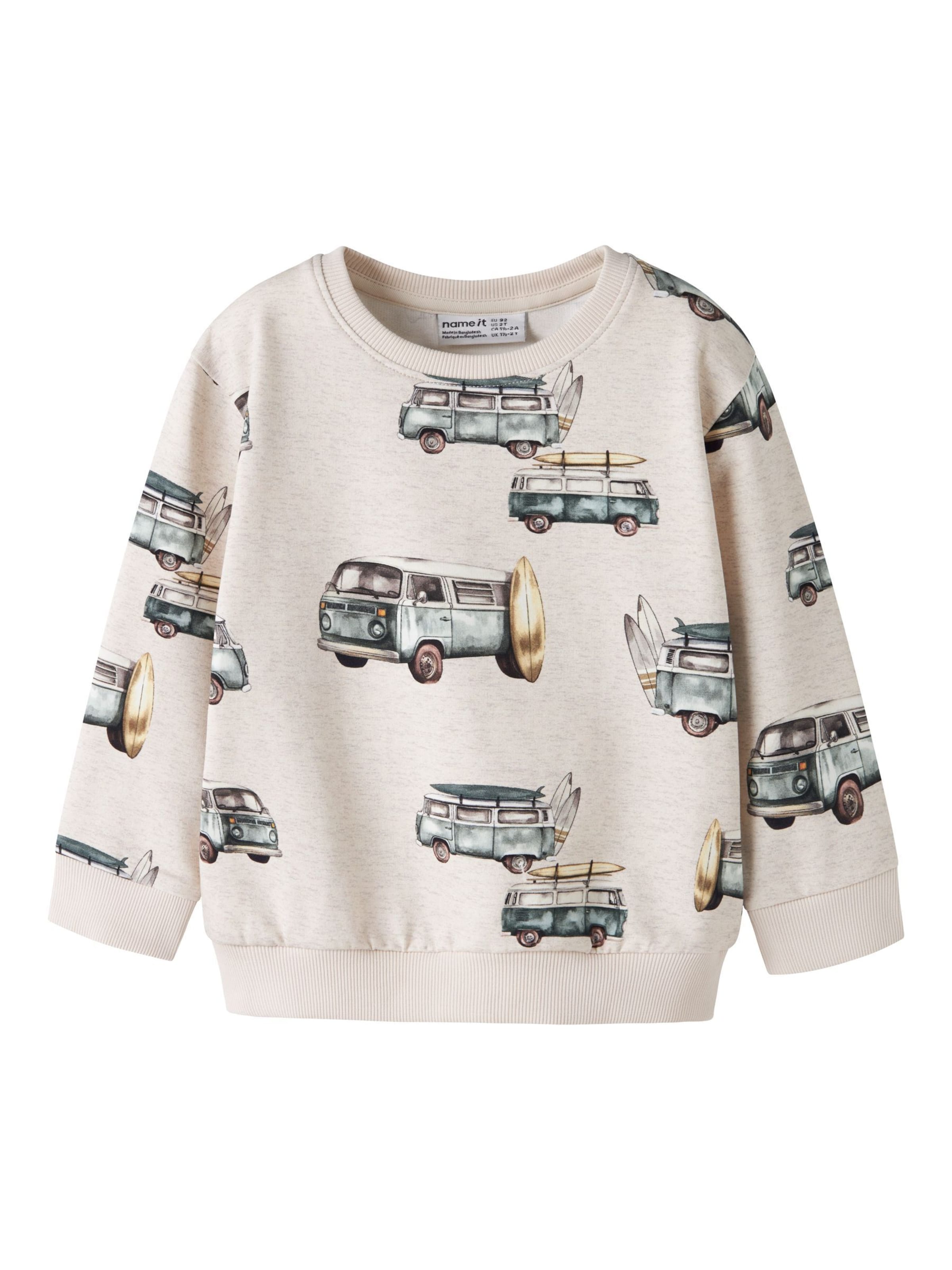 NAME IT Sweatshirt in Beige: Vorderseite
