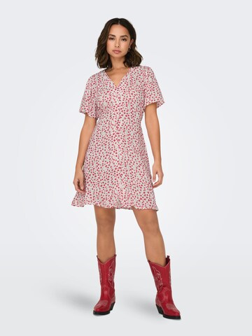 ONLY Kleid 'ONLEVIDA' in Weiß