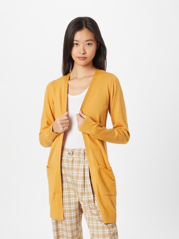 OBJECT Knit cardigan 'THESS' in Yellow: front