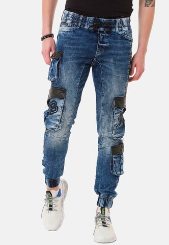 CIPO & BAXX Regular Jeans in Blauw: voorkant