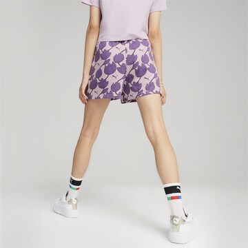 Regular Pantalon 'Ess+' PUMA en violet