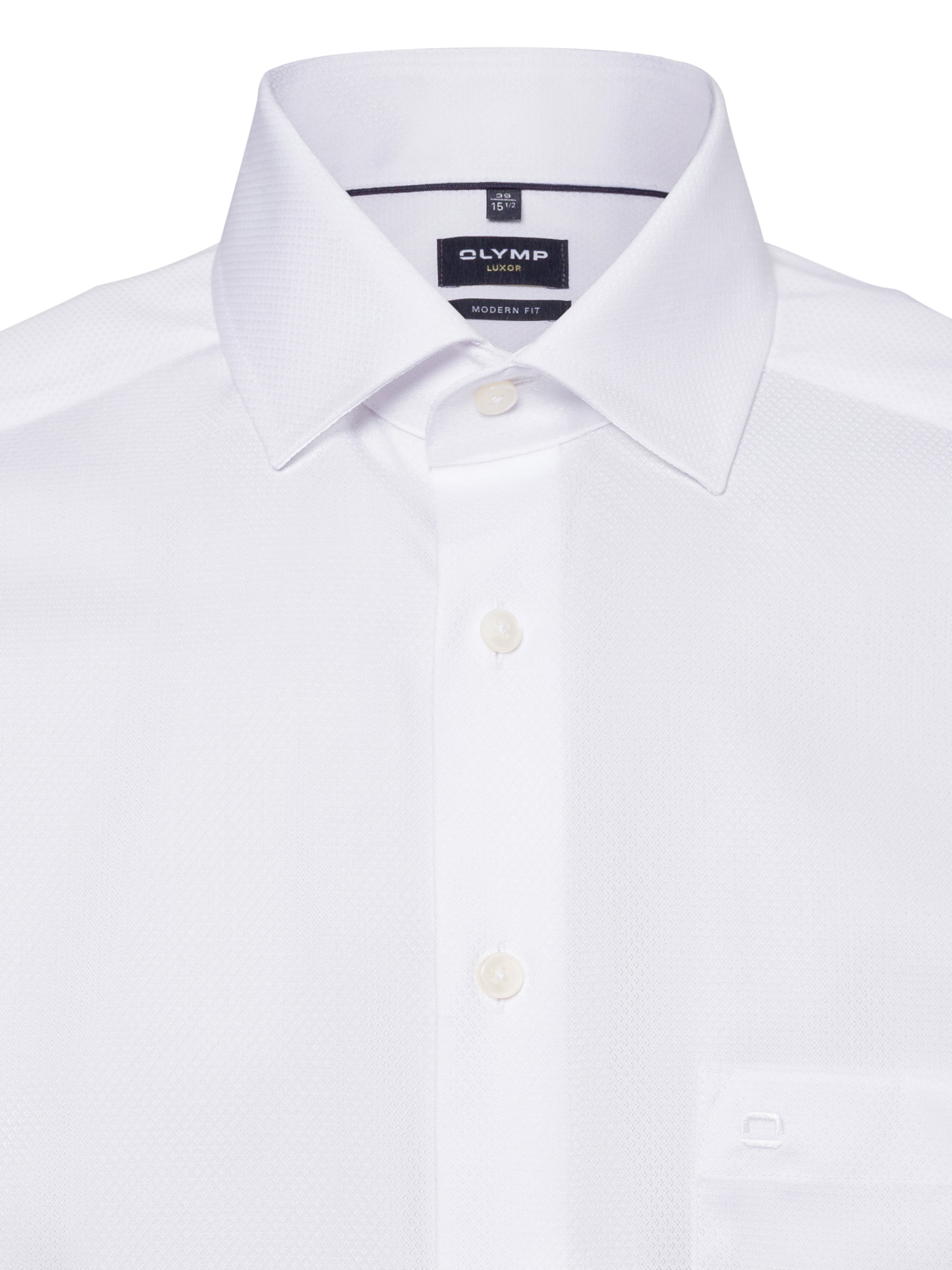 Regular fit Camicia business di OLYMP in bianco